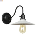 Helnys Antique White Vintage Wall Sconce LED Light Industrial Retro Loft Stair Bedroom