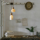Helnys Ceramic Pendant Lights: Modern Hanglamp for Bedroom and Living Room
