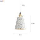 Helnys Cement Pendant Lamp: Nordic Modern Loft Style Industrial Lighting Fixtures