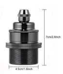 Helnys Industrial Brass Lamp Holder E27 Socket for Pendant Light