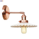 Helnys Ceramic LED Wall Sconce Rose Gold Bedroom Stair Light