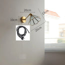 Helnys Green Glass LED Wall Lights with Pull Chain Switch