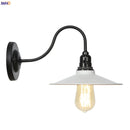 Helnys Antique White Vintage Wall Sconce LED Light Industrial Retro Loft Stair Bedroom