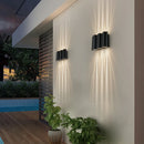 Helnys LED Outdoor Wall Light Aluminum Modern Waterproof IP54 Garden Wall Lamp