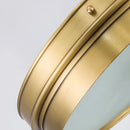 Helnys Modern Brass LED Ceiling Light Flush Mount Home Living Room Lighting