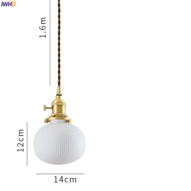 Helnys Glass LED Pendant Lights: Modern Nordic Style for Dining Room, Restaurant, Bar
