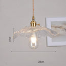 Helnys Nordic Purple Glass LED Pendant Light - Modern Hanging Luminaria