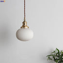 Helnys Nordic Ceramic Pendant Lights: Modern LED Lighting for Bedroom, Dinning, and Living Room