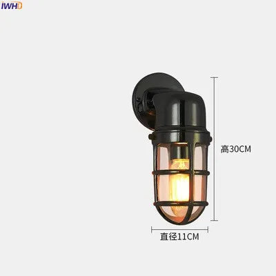 Helnys Aluminum Outdoor LED Wall Light for Stair, Balcony & Garden