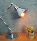 Helnys Industrial LED Table Lamp US/EU Plug Switch Loft Decor LED Desk Lamp