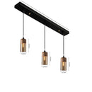 Helnys Nordic Wood LED Glass Pendant Light for Dinning Room Cafe Bedroom