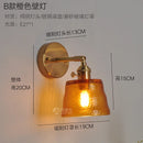 Helnys Green Glass LED Pendant Light - Japanese Style Nordic Hanging Lamp