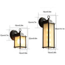 Helnys Retro Wall Sconces, Outdoor Waterproof Wall Light for Courtyard Garden