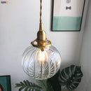 Helnys Copper Pendant Light: Japanese Style Bathroom Living Room LED Lamp