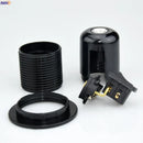 Helnys E27 Lamp Holder Socket Heat Resistant Switch Bulb Light Fitting