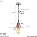 Helnys Retro LED Pendant Light for Dining Room Decor