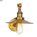 Helnys Gold Swing Arm Wall Lamp Industrial Retro Vintage Sconce