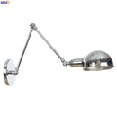 Helnys Vintage LED Wall Lamp with Adjustable Swing Arm