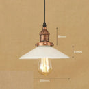 Helnys Industrial Glass LED Pendant Light Fixture Loft Vintage American Style