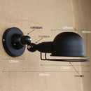 Helnys Retro Vintage Wall Lamp - Adjustable Up Down Loft Industrial LED Light