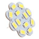 Helnys 10pcs G4 LED 12V Bulb 3W Warm White/White 12*SMD5630 for Home Lighting