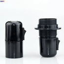 Helnys E27 Lamp Holder Socket Heat Resistant Switch Bulb Light Fitting