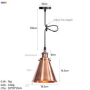 Helnys Retro LED Pendant Light for Dining Room Decor