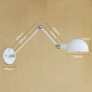 Helnys Industrial Vintage Wall Lamp Sconce Swing Arm Adjustable Loft Lighting