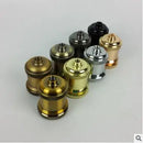 Helnys Industrial Brass Lamp Holder E27 Socket for Pendant Light