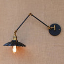 Helnys Swing Arm Wall Lamp Industrial Style Edison Retro Vintage Sconce LED