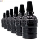 Vintage Retro E27 Lamp Holder Base by Helnys - Aluminum LED Fitting E27 Socket