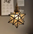 Helnys Nordic Star LED Pendant Lamp Colorful Glass Fixtures