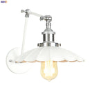 Helnys Adjustable Swing Arm Wall Light - Retro Vintage Loft Industrial Style