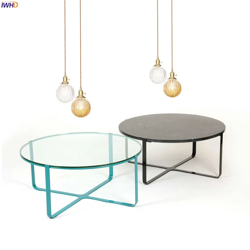 Helnys Nordic LED Glass Pendant Lamp for Modern Home Lighting