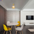 Helnys Copper Glass Ball Ceiling Light - Nordic Japan Style LED Lampara De Techo