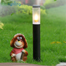 Helnys Stainless Steel Outdoor Lawn Lamp, Waterproof LED Path Light