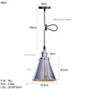 Helnys Retro LED Pendant Light for Dining Room Decor