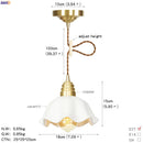 Helnys Nordic LED Glass Pendant Lamp for Modern Home Lighting