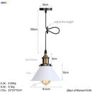 Helnys Retro LED Pendant Light for Dining Room Decor