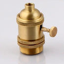 Helnys E27 Lamp Holder Socket Base with Switch - Vintage-design, Reliable Light Fixture