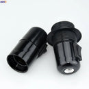 Helnys E27 Lamp Holder Socket Heat Resistant Switch Bulb Light Fitting
