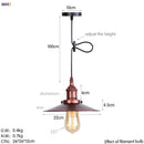 Helnys Retro LED Pendant Light for Dining Room Decor