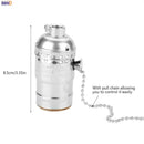 Helnys Aluminum Vintage Lamp Holder E27 Socket Switch Fitting Light Bulb Base Homekit