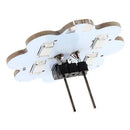 Helnys 10pcs G4 LED 12V Bulb 3W Warm White/White 12*SMD5630 for Home Lighting