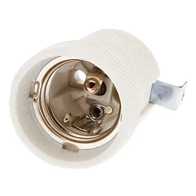 Helnys Ceramic E27 Lamp Holder Base for Bulb