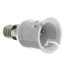 Helnys E14 to B22 LED Bulb Adapter Converter Socket