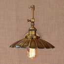 Helnys Industrial Swing Arm Wall Sconce Retro Vintage Wall Lamp
