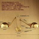 Helnys Vintage Black Swing Arm LED Wall Sconce