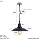 Helnys Retro LED Pendant Light for Dining Room Decor