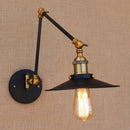 Helnys Industrial Wall Sconce Swing Arm Lamp Retro Loft Style LED Wall Light